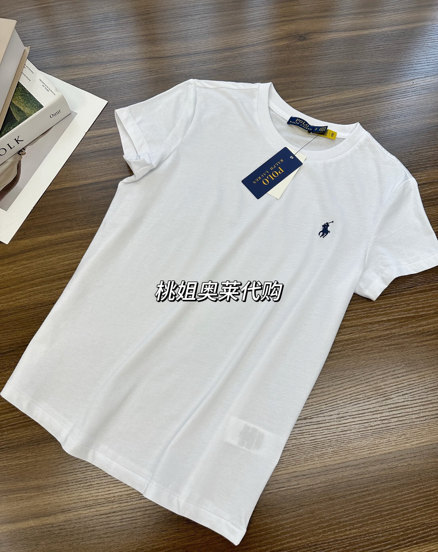 rlx ralph lauren拉尔夫劳伦圆领短袖通勤纯棉小马标 白色 经典马标