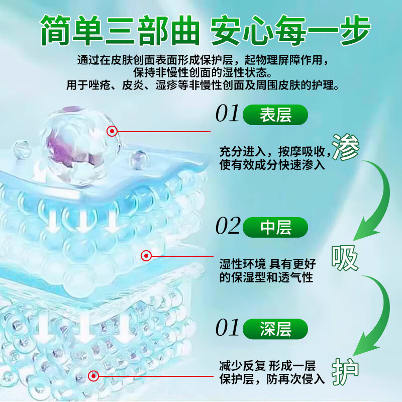 葵花皮肤喷雾 医用喷剂液体敷料改善湿疹瘙痒痤疮皮炎干燥正品