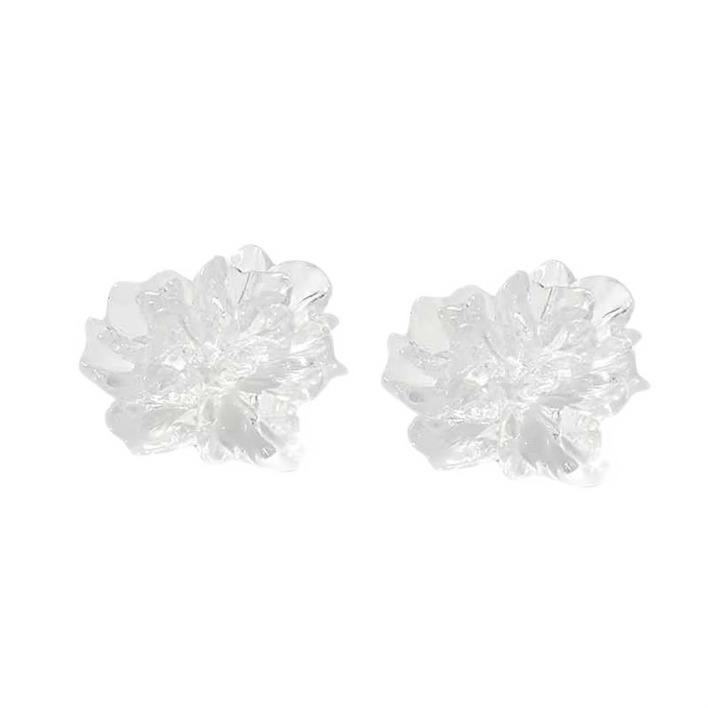 束芬耳夾無(wú)耳洞女高級耳環(huán)適合圓臉[云夢(mèng)]花朵蚊香盤(pán)耳夾山茶花耳釘 山茶花耳夾E3458