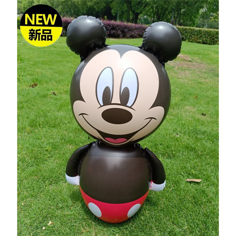 创京懿选充气不倒翁网红款大号老鼠宝宝充气不倒翁玩具加厚充气沙袋