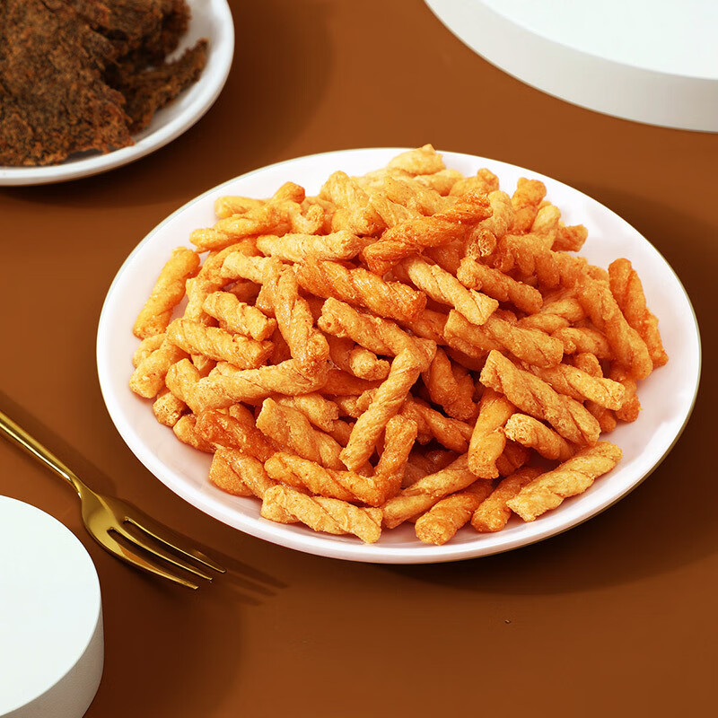 味滋源小麻花 多味混合小麻花 网红休闲零食小吃特产 海苔/牛肉/香辣/香葱(130g*4袋） 1件