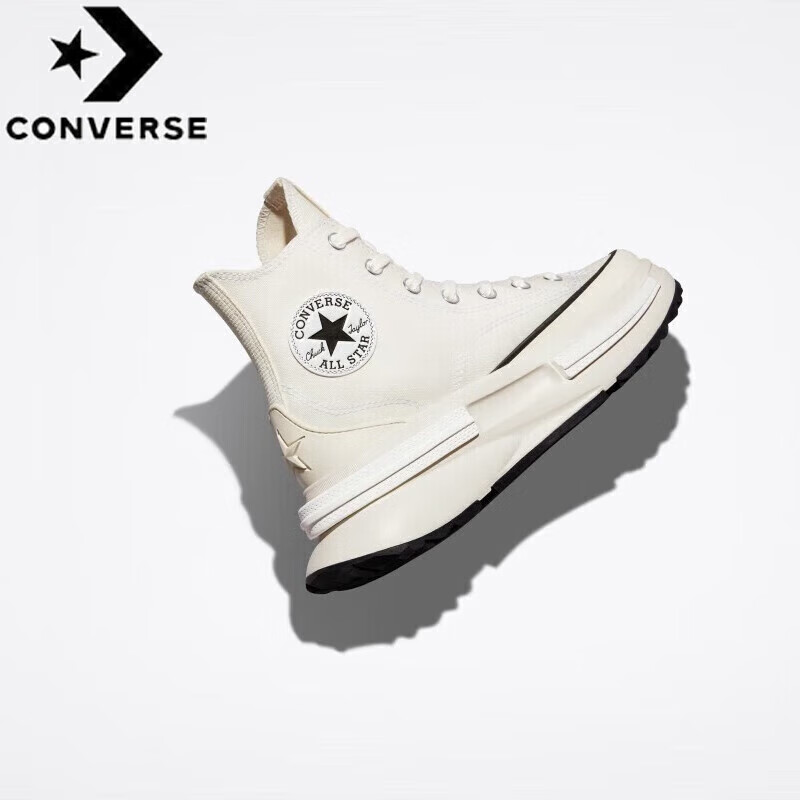 匡威（Converse）高帮帆布鞋 Run Star 男女夹心厚底鞋运动休闲鞋 A00868 38