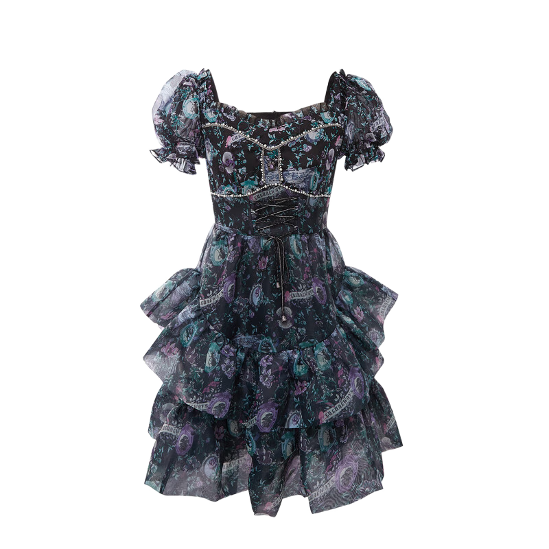 LULUALWAYS�Ұ�¶¶24�ļ��¿͢���ع�ŷ��ɴӡ������ȹ����ȹ ��ɫ S