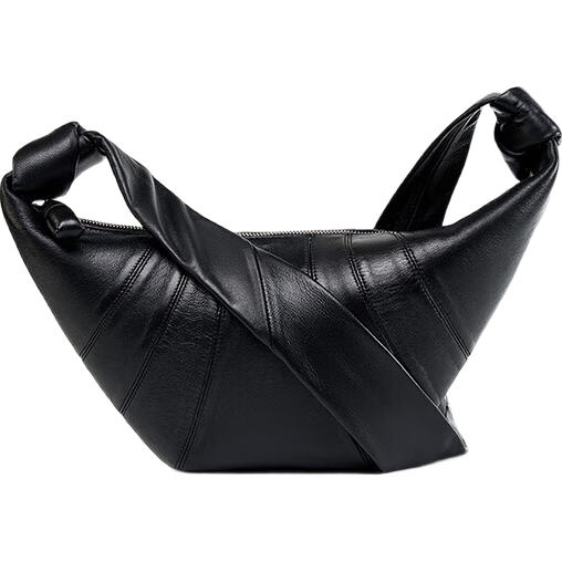 ͷ����Ƥ���̰���Ƥţ�ǰ�б������е���б����Ӱ�Ů����С�� ��ɫ�кŰ��ڳ�43*6*21 ����� 184.5Ԫ