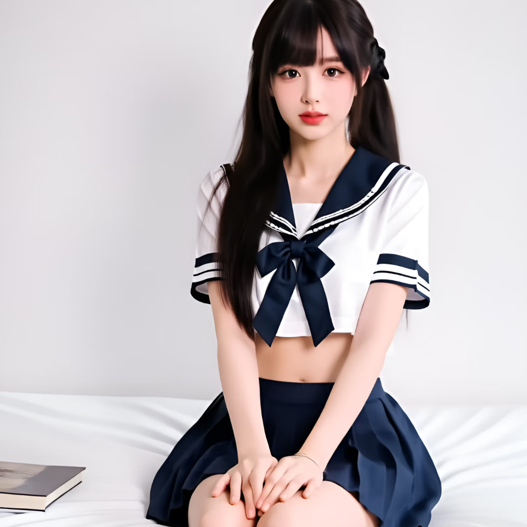 情趣内衣性感诱惑情趣套装调情夫妻刺激高档性感睡丝袜房事战袍 jk制服蓝色-送学生袜 均码