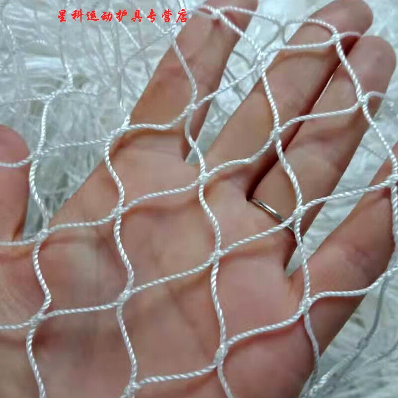 奴詩(shī)漫白色尼龍網(wǎng)片漁網(wǎng)定做拉網(wǎng)抬網(wǎng)網(wǎng)箱搬網(wǎng)清塘網(wǎng)裝飾網(wǎng)魚(yú)圍欄網(wǎng) 6股0.5*0.5cm網(wǎng)眼（10平米）