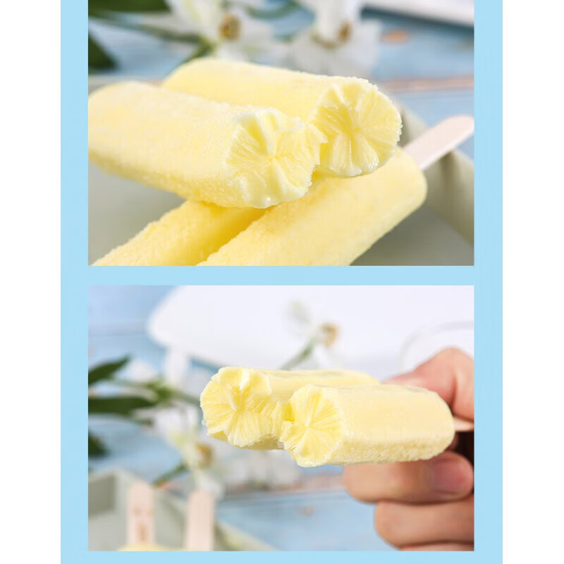 北冰洋24年新货 鸳鸯雪糕双把双棒网红冰淇淋冰棒冰棍 鸳鸯双棒90g*10