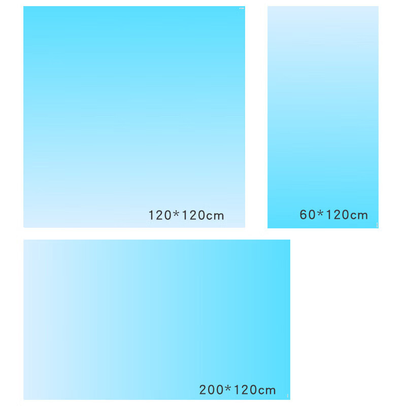 息尼证件照背景布渐变蓝蓝色渐变色背景纸静物拍照道具文具美食人物