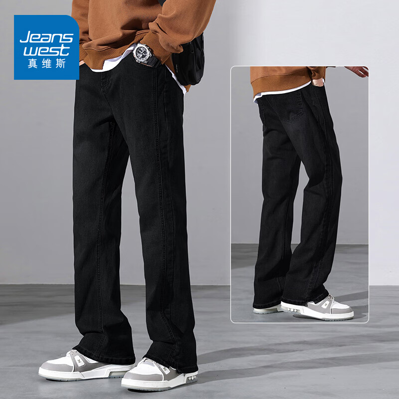 ���ڲ�������ά˹��Jeanswest����ɫ�޵���ʽ����ţ�п���ʿ�¿�ֳ߽�������ֱͲ����ˮϴ������ ��ɫ9901������ S ������90-105�