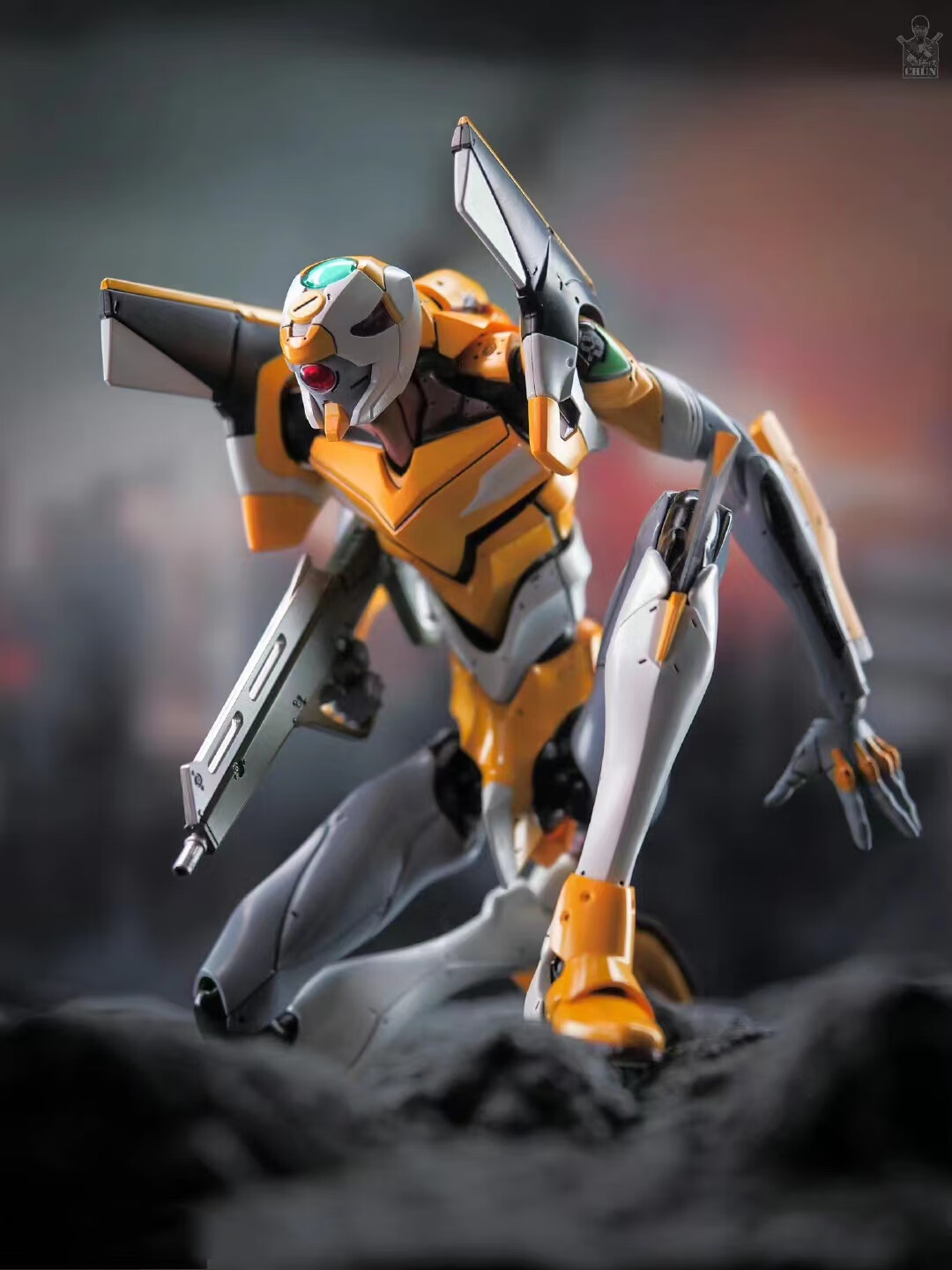 threezero【合金】 eva  3a零号机初号机二号机 25cm合金可动模型