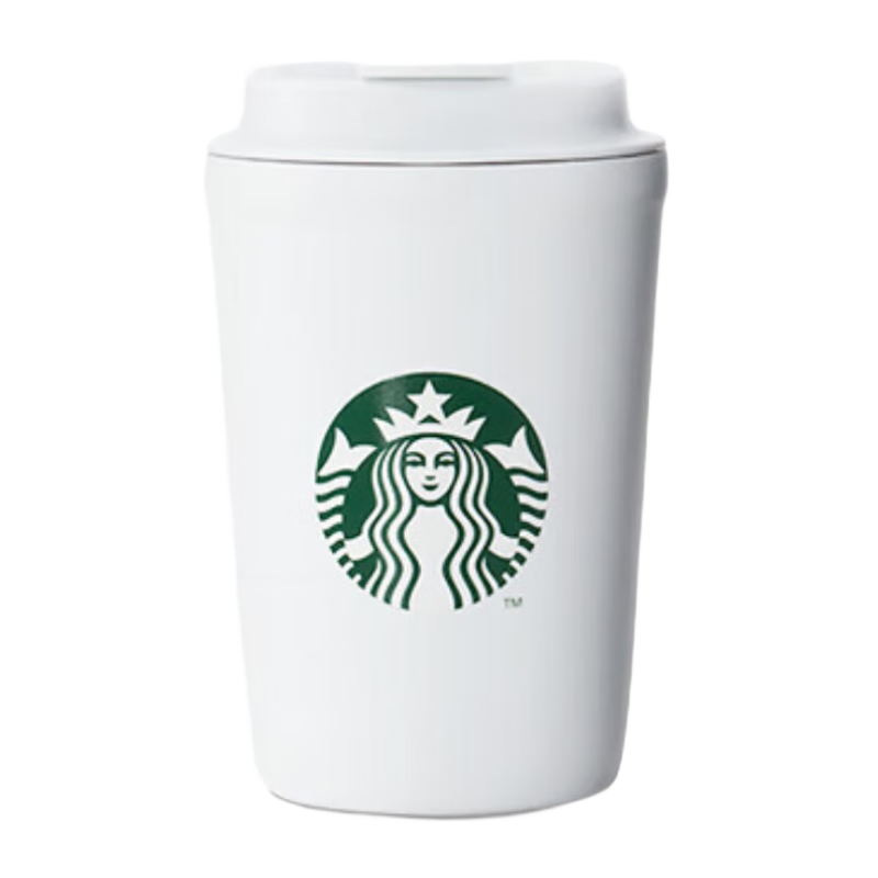 星巴克（Starbucks）保温杯355ml 雪地白女神款