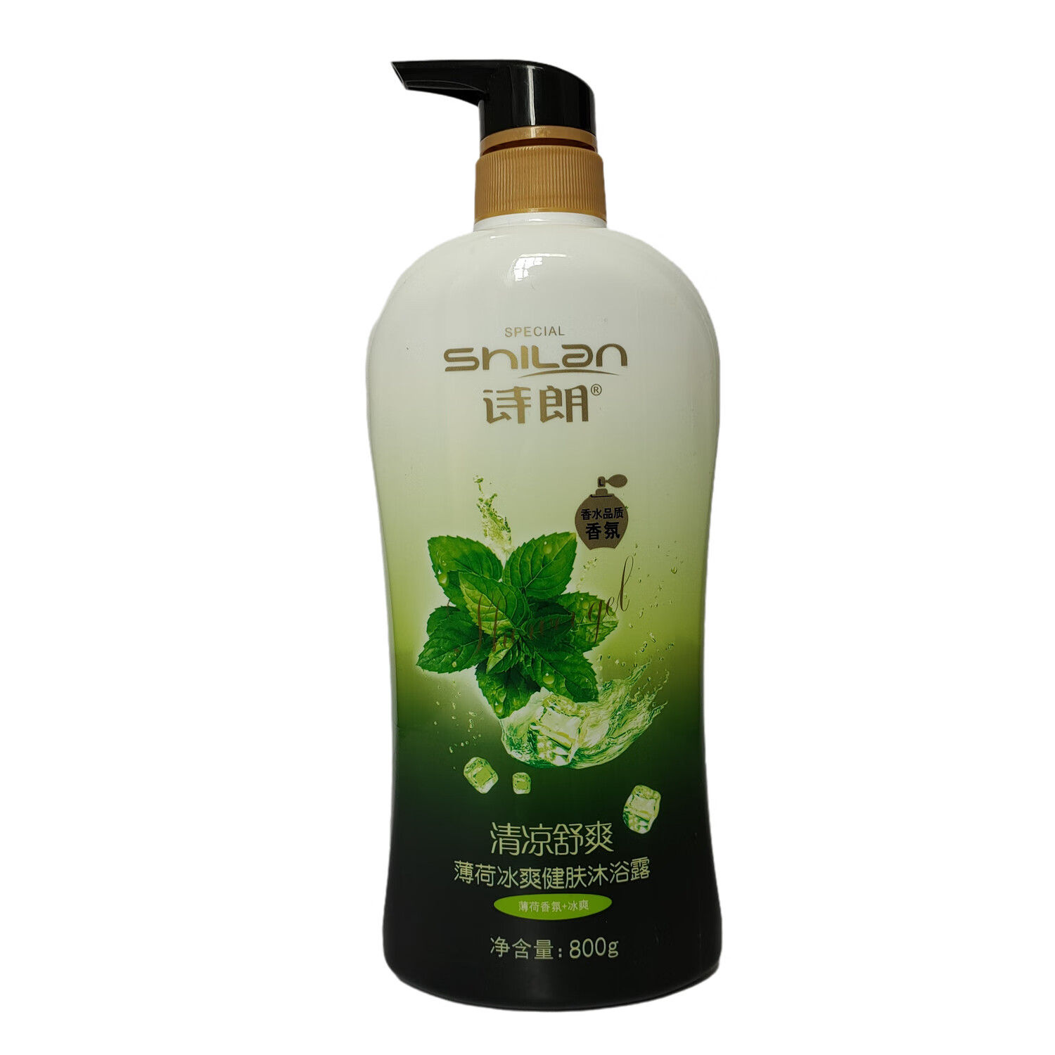 008kg沐浴露薄荷迷碟芦荟清新爽肤沐浴乳冲持久留香 800g薄荷沐浴露