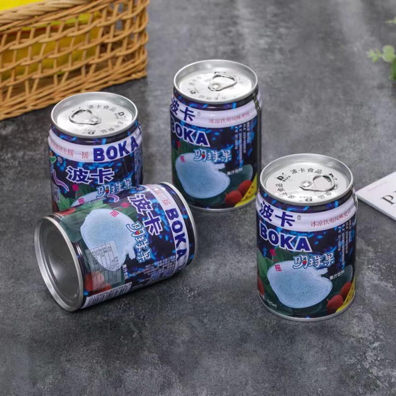 地标客波卡明珠果嚼着喝的荔枝味果汁饮料整箱 明珠果24瓶