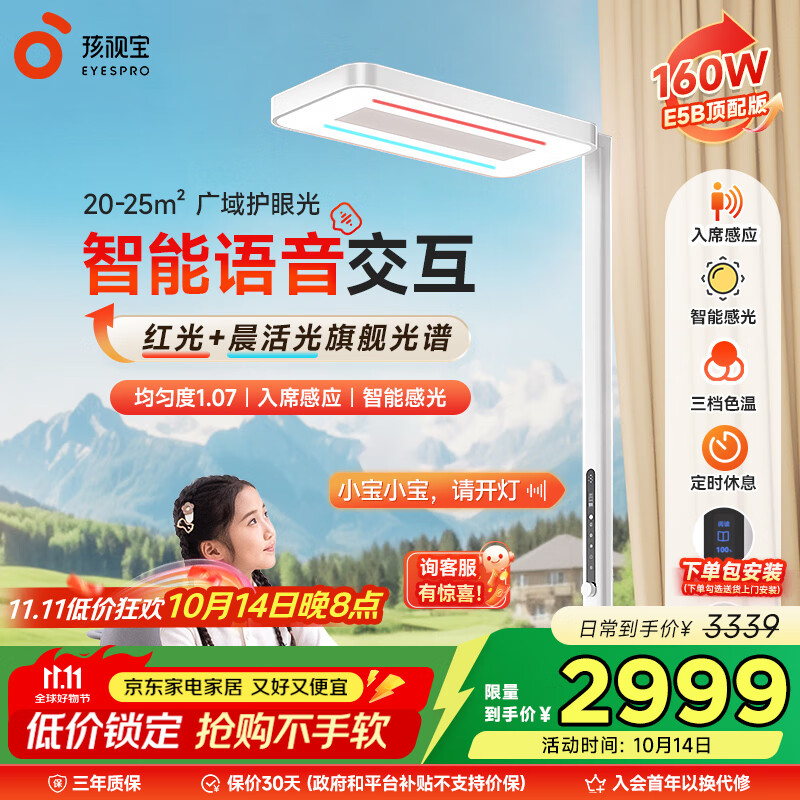 孩视灯家用落地大路灯E5-160W-R