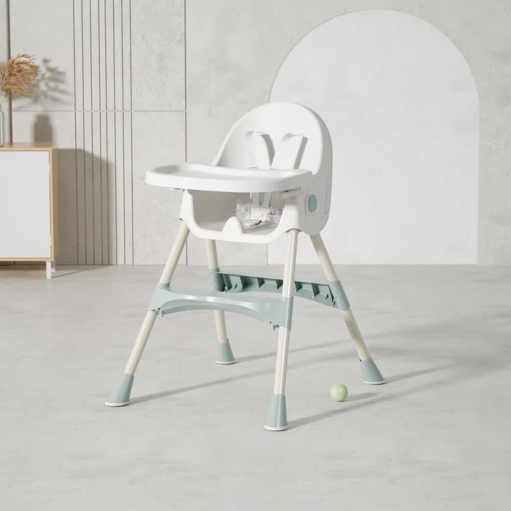 babyalan宝宝儿童餐椅多功能可调节宝宝椅新生婴儿家用便携餐桌椅可
