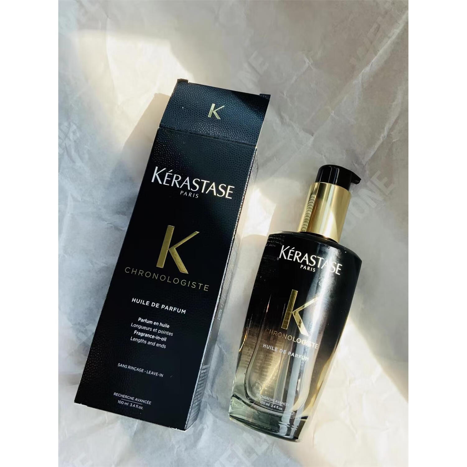 卡诗黑钻鱼子酱护发精油100ml 改善发质柔顺发丝 香氛发油新版 100ml 鱼子酱发油