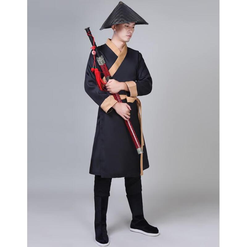 impresswit宋朝服装男士汉服古装武侠客书生束腰剑客公子帅气斗笠帽