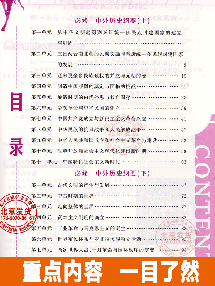 2025版北京 高中学业水平指导方案高中历史 合格性考试总复习资料 高中学业水平测试高中会考试题汇编延边大学出版