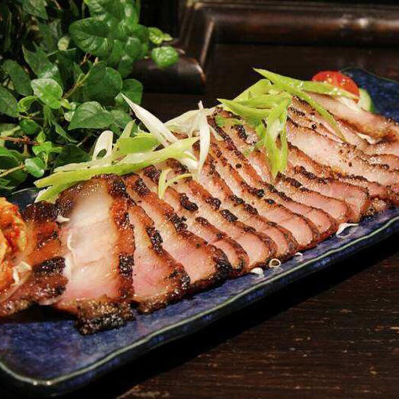 虎钢馋正宗台式咸猪肉五花肉叉烧下酒菜腊肉烤肉腌制商用食材包