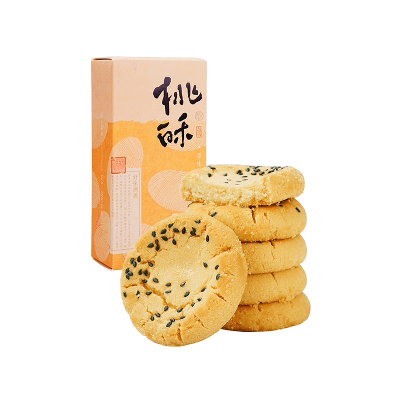 南宋胡记杭州特产手工桃酥非遗糕点心早餐营养休闲零食原味桃酥120g
