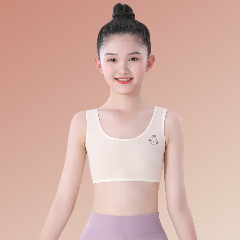 浪莎女童内衣发育期12岁少女文胸小学生儿童10一14岁女孩一阶段小背心