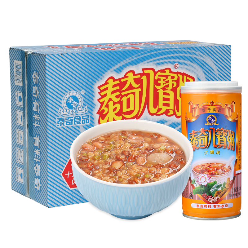 泰奇八寶粥 桂圓蓮子粥 0添加速食粥早餐粥 430g*24罐整箱裝