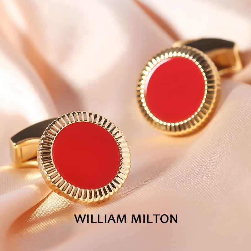 WILLIAM MILTON新品【晨曦】轻奢法式袖扣男高端袖钉定制结婚礼物 晨曦
