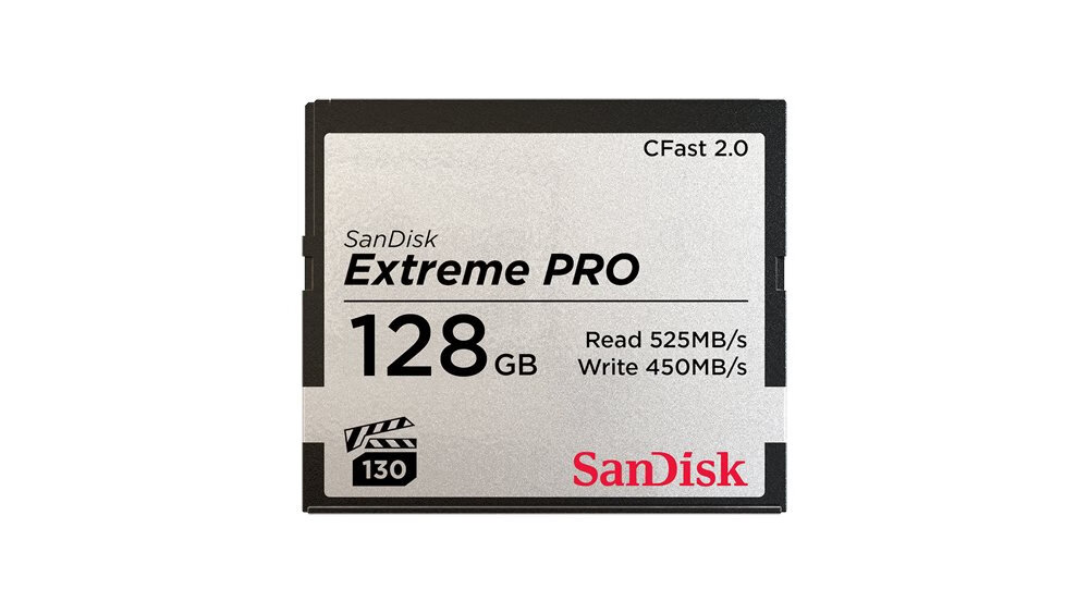 SanDisk 紧凑型闪存卡 SDCFSP-128G-G46D 128GB 读速525MB/s