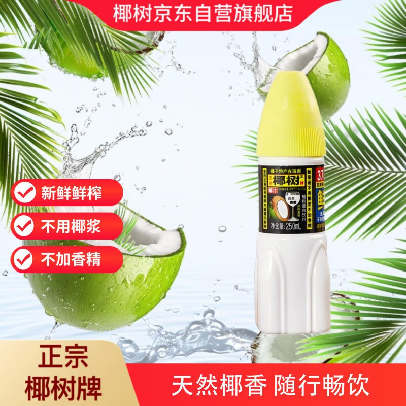 椰树 椰汁 卫星瓶 250ml*1瓶 单瓶装 植物蛋白饮料 正宗海南特产
