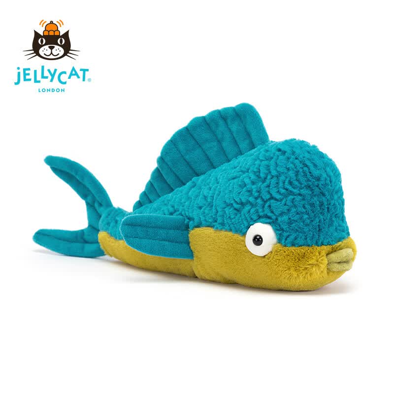 jellycat英国jellycat德拉诺多拉多鱼儿童玩具毛绒玩具公仔玩偶娃娃