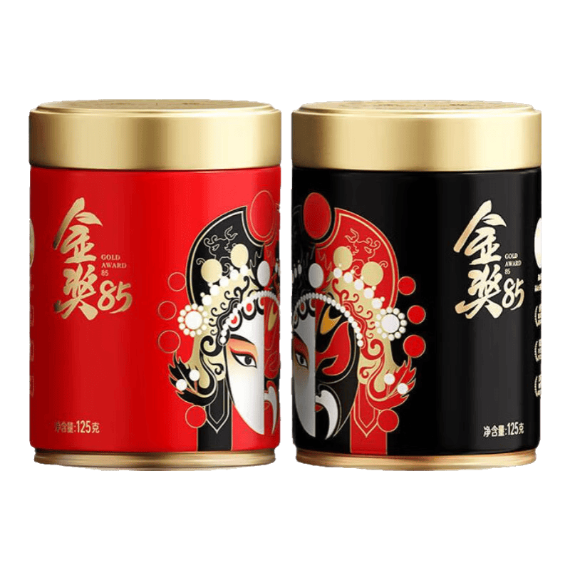 林湖飘雪 金奖85七星 特级红茶250g 2026新茶橘糖香四川非遗特产茶叶 【金奖85套装】125g*2