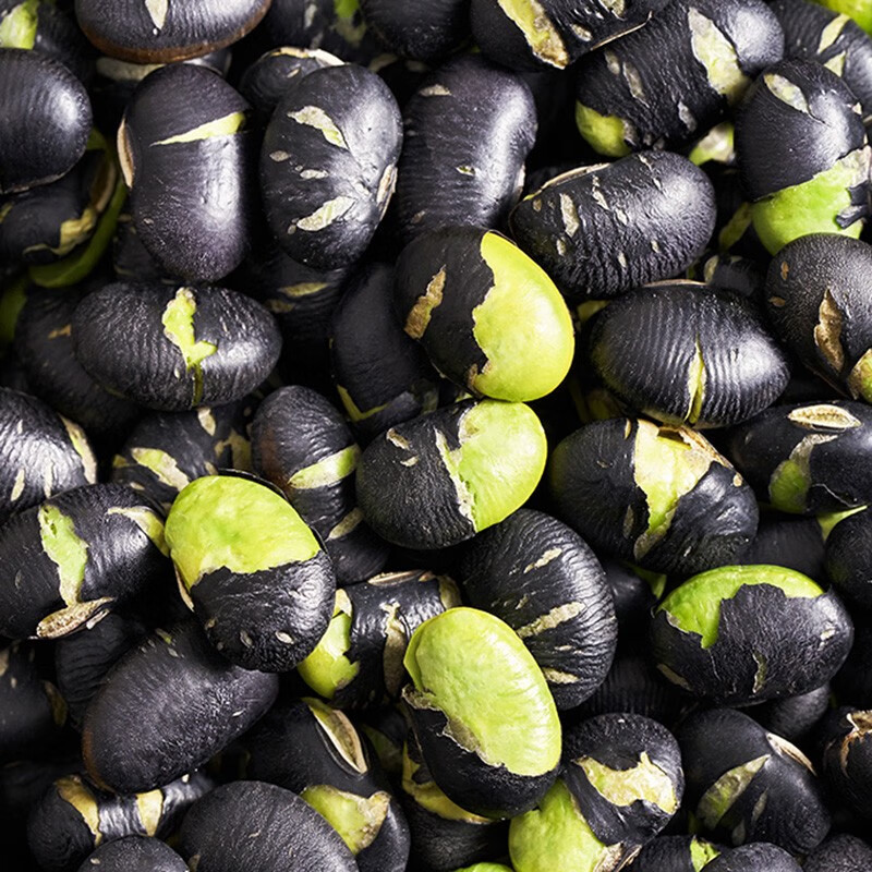 花仙笙 gearss年货黑豆熟盐炒原味香酥脆豆子孕妇炒货下酒零食小吃