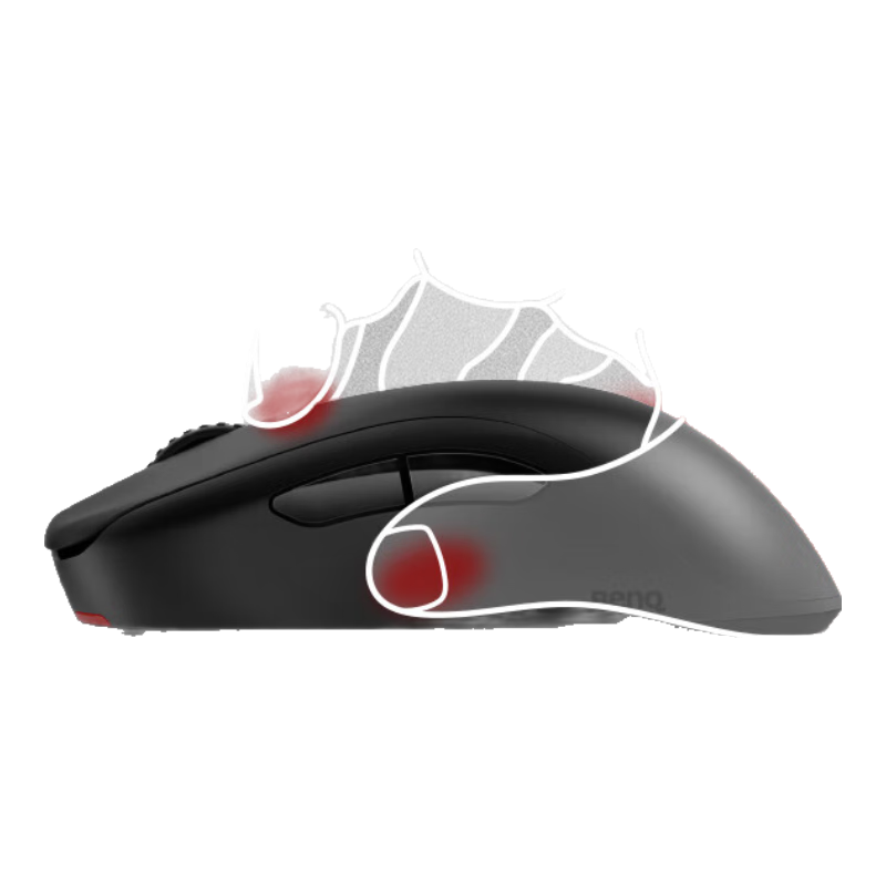 卓威奇亞（ZOWIE GEAR）ZOWIE 卓威 無線電競鼠標 CS2吃雞無畏契約fps游戲鼠標 黑色U2-DW