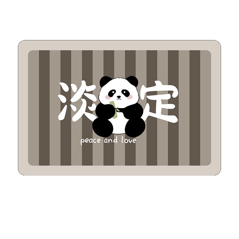 KAYE卫生间地垫浴室防滑垫子厨房厕所入户门口卫浴洗手间吸水速干脚垫 GZN-淡定 40x60 cm