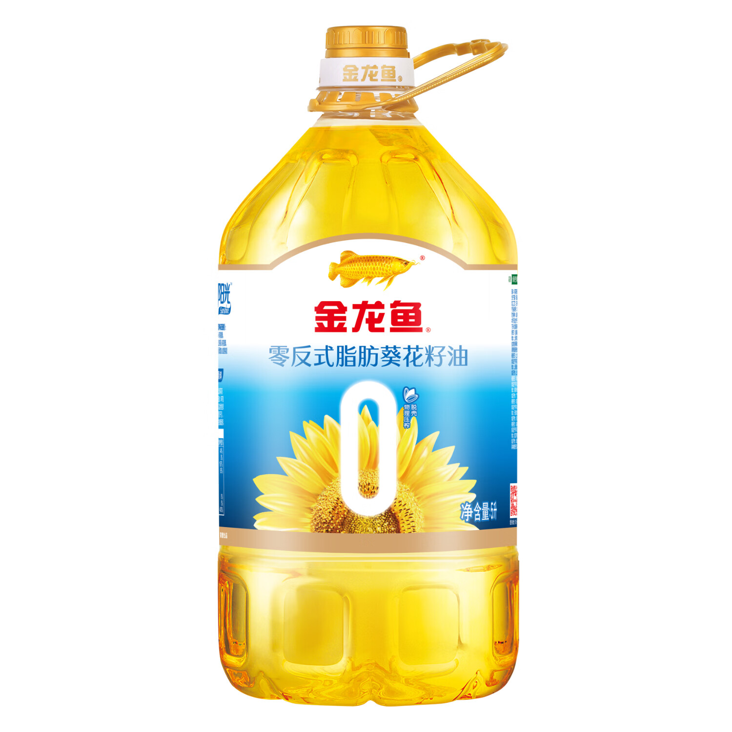 金龙鱼零反式脂肪葵花籽油 5l/瓶