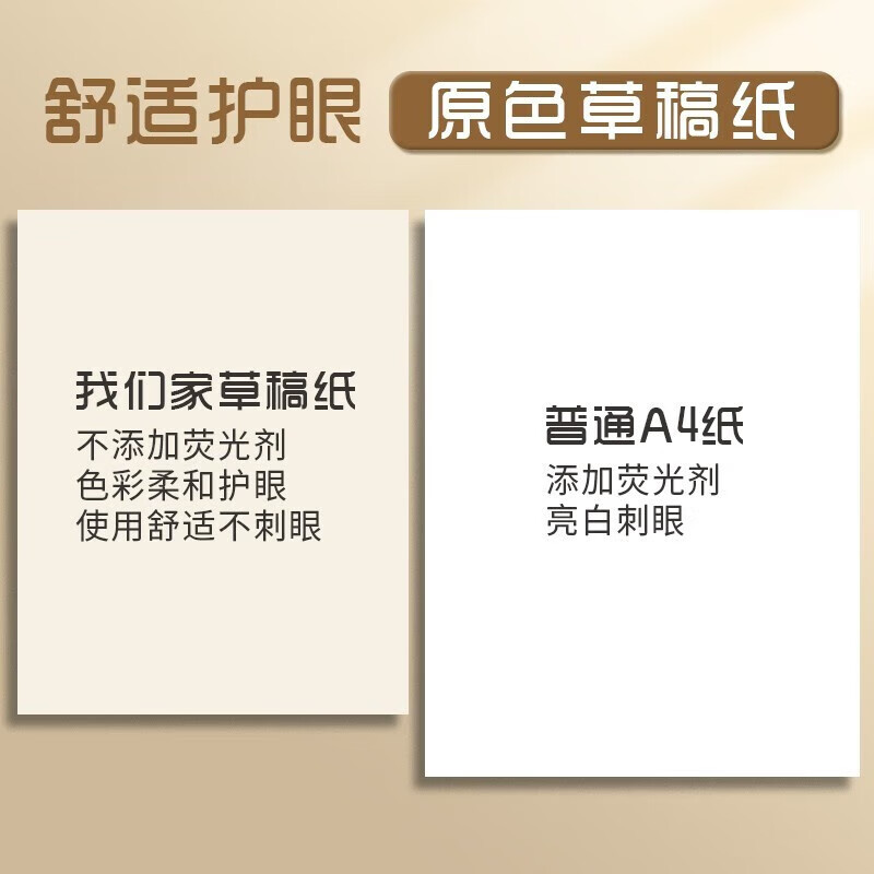 得力（deli）草稿本空白加厚草稿纸小学初中高中生学习数学运算考研演草纸16K演算纸验算纸练习纸稿纸 【16K400张】10本加厚草稿纸