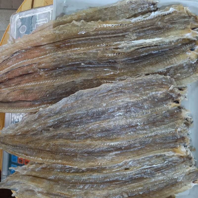 食怀烧烤鳗鱼片马步鱼干食料烧烤店用双拼白鳗鱼海鲜干货香甜鳗鱼干片 0.5kg 5-7片 250g