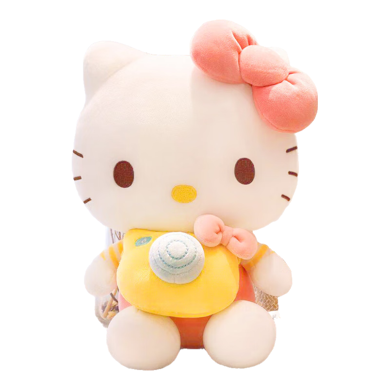 Hello Kitty三麗鷗毛絨玩具貓咪玩偶擺件布娃娃抱枕生日禮物女生 凱蒂貓公仔