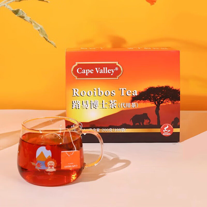 cape valley开普山谷南非博士茶rooibos路易波士南非国宝茶量贩装 1盒