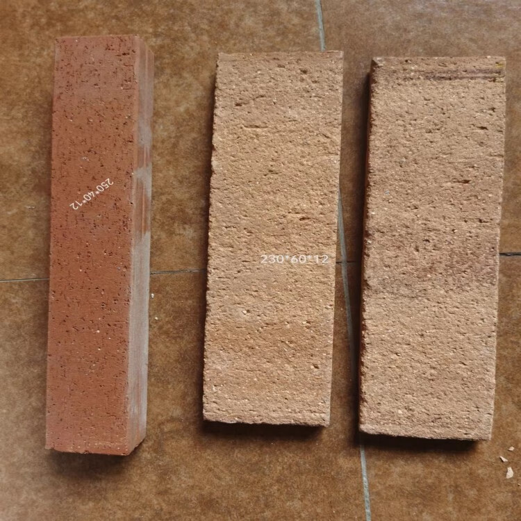 科拉多陶土劈开砖手工泰山砖拉毛外墙面砖欧式文化砖做旧黄色长条砖