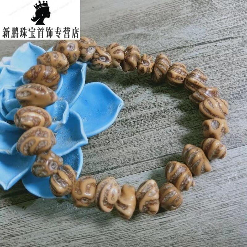 菩提单圈手串男女手链菩提子佛珠文玩念珠配饰把玩 横龙骨手串(女款)