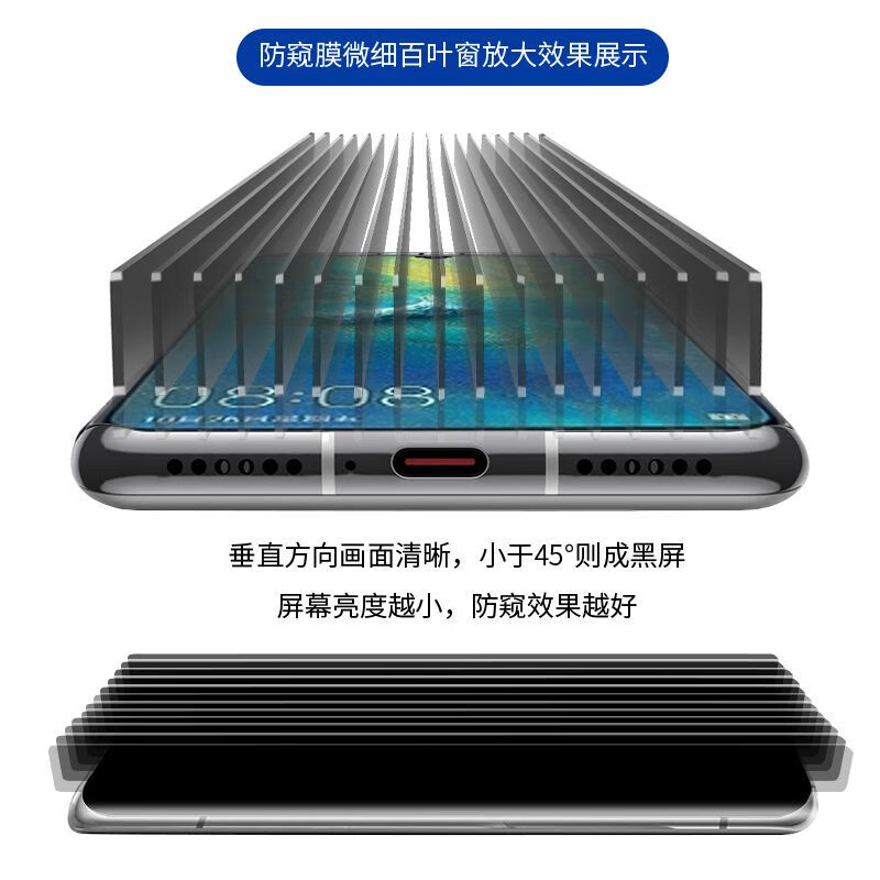 六魔【当日发货】六魔适用华为nzonesp200防窥膜nzone sp200手机膜全屏钢化陶瓷膜 注意:防窥膜不支持指纹解锁 华为nzonesp200