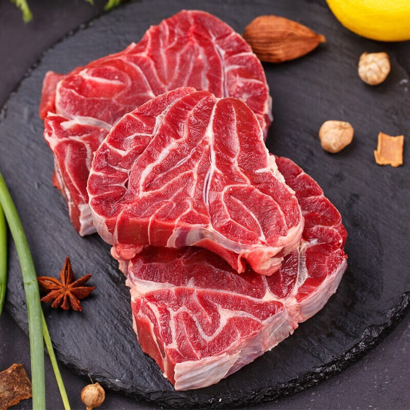 伊舜新鲜原切黄牛腱子多筋牛腱生鲜牛肉腱子心芯 多筋牛腱3000克