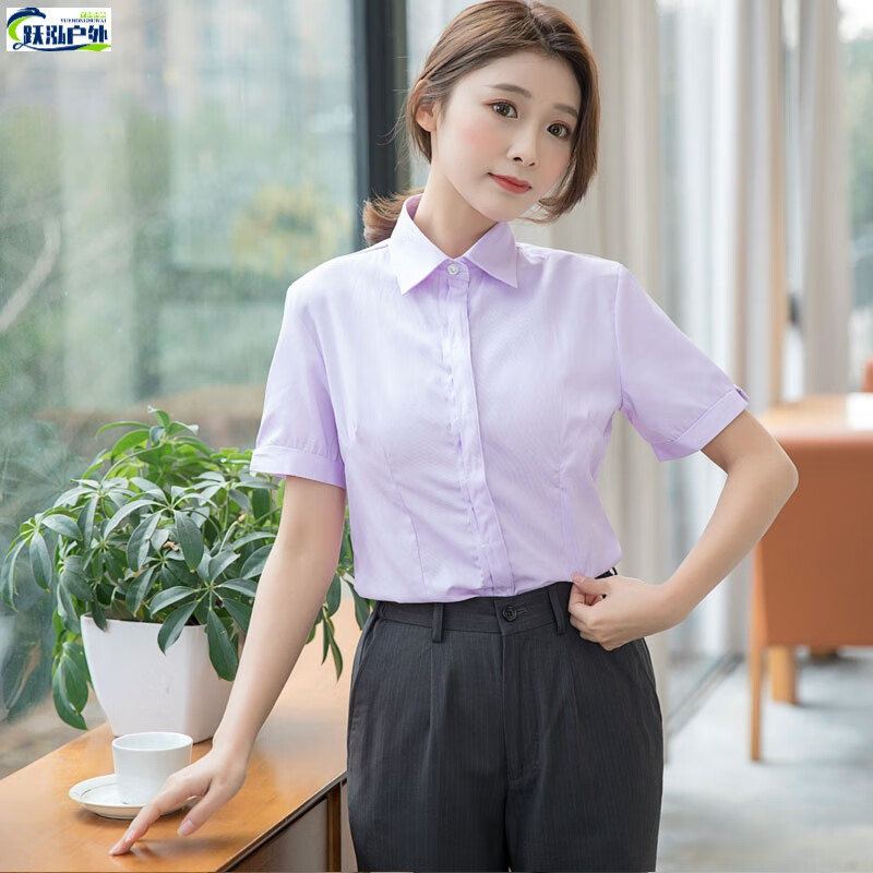吉兴久农行工作服精品女式农业银行新款衬衣工作服短袖农行行服工
