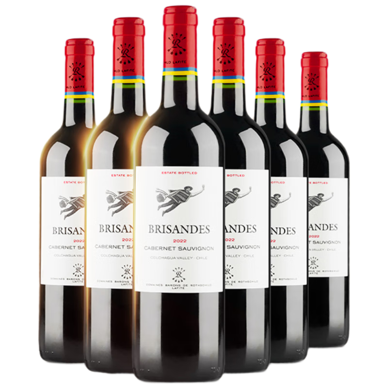 拉菲（LAFITE）理德小飛人干紅葡萄酒 750ml*6支禮盒整箱裝 婚宴用原瓶進(jìn)口紅酒