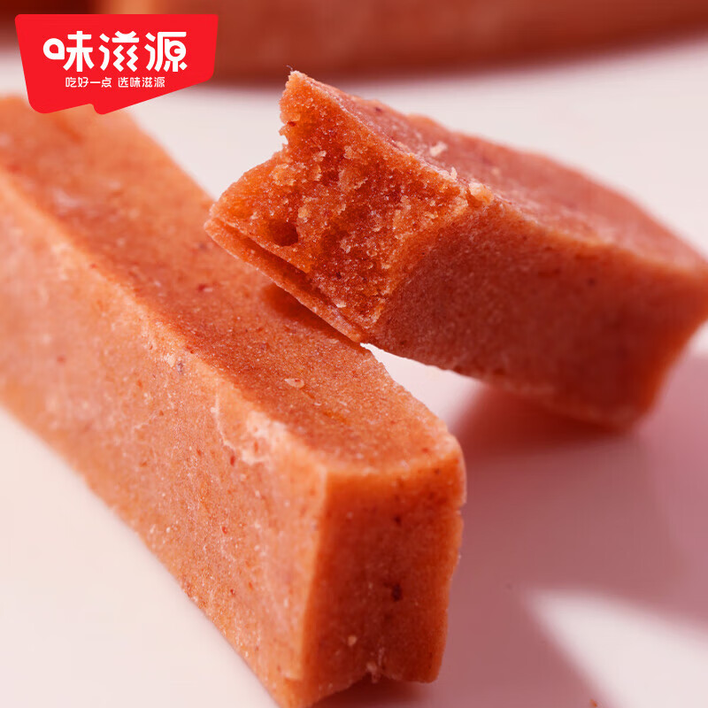 味滋源 山楂卷果丹皮蜜饯果干山楂片紫椹山楂条果脯儿时怀旧零食 山楂条500g