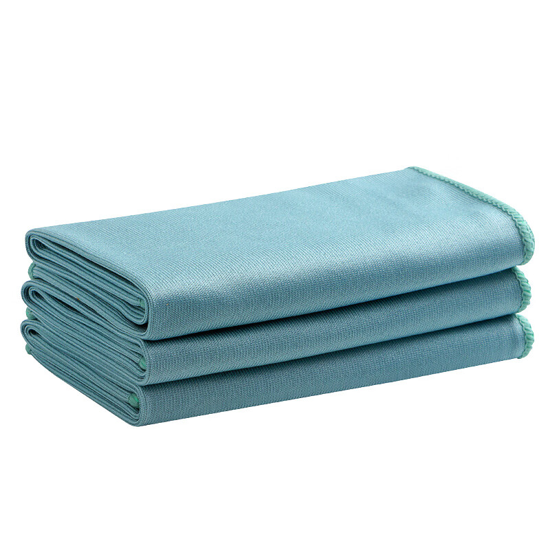 世家細(xì)纖維擦玻璃鏡面抹布吸水擦拭布廚房家用清潔布去污