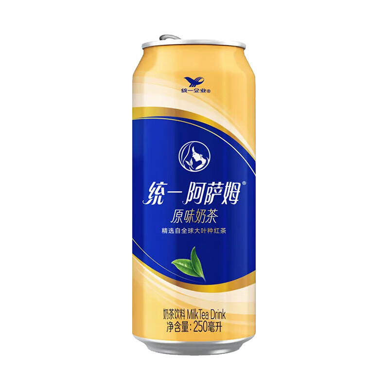 统一阿萨姆奶茶原味250ml*6/12罐小易拉罐装红茶饮品下午茶饮料 原味250ml*6罐(散装)