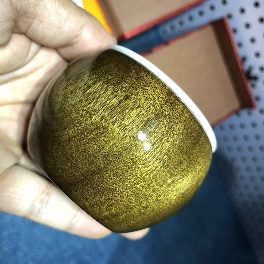 永红旺金丝楠木茶杯主人杯子金丝楠茶杯木质创意工艺礼品摆饰收藏礼