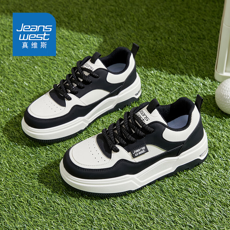 PLUS��Ա����ά˹��Jeanswest��ŮЬ�ļ�2024ʱ��Ь��Ů������а�ЬŮʿ��ԼС��Ь �׺� 38�� 